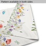 Personalized Spring Flower Butterfly Garden Flag with Text Yard Porch Decoration Holiday Gift for Mom Grandma Gardening Lover