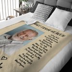 Personalisierte Multicolor Umarmungen vom Himmel weiche Fotodecke mit Namen Sympathie Gedenkgeschenk für den Verlust eines geliebten Menschen