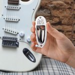 Personalized Oval Guitar Jack Socket Plate with Engraved Letters and 2 Screws Musical Instrument Accessory Gift for Guitar Lovers