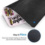 Personalised 3D Effect Apple Pencil Rainbow Teach Love Inspire Non-slip Mouse Pad with Name Birthday Teacher's Day Appreciation Gift for Teacher