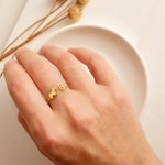 Anello commemorativo personalizzato con sagoma iniziale di animale domestico Regalo per l'amante dell'animale domestico