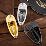 Personalized Oval Guitar Jack Socket Plate with Engraved Letters and 2 Screws Musical Instrument Accessory Gift for Guitar Lovers