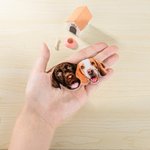 Personalisierte niedliche Haustier Porträt Acryl Pin Brosche Memorial Geburtstagsgeschenk für Tierliebhaber