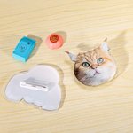 Personalisierte niedliche Haustier Porträt Acryl Pin Brosche Memorial Geburtstagsgeschenk für Tierliebhaber