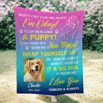 Personalised Multicolor Dog Cat Photo Soft Blanket with Name Date Memorial Sympathy Gift for Pet Lovers