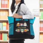 Personalisierte große Kapazität Bleistifte Blume Tragetasche mit Reißverschluss und Name Anerkennung zurück zu Schule Geschenk für Lehrer