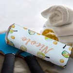 Personalisierte bunte Pickleball 20oz Skinny Becher mit Namen und Strohhalm Graduierung Geburtstag Geschenk für Sportliebhaber