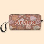 Personalized Retro Flower Pickleball Ball Pouch with Name Birthday Gift for Sports Lover