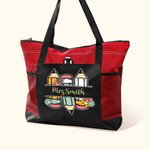 Personalisierte große Kapazität Bleistifte Blume Tragetasche mit Reißverschluss und Name Anerkennung zurück zu Schule Geschenk für Lehrer