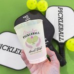 Personalisierte Pickleball Paddles Shatterproof Food Grade PP Plastic Cup Set von 10 Party Club Geschenk für Pickleball Fans