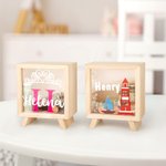 Personalized Cute Cartoon Wooden Money Boxes with Name Birthday Gift for Kids