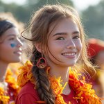 Personalisierte hölzerne hohle Herz geformt Fußball Ohrringe mit Text Game Day Team Geschenk für Frauen Mädchen Fußball-Fans