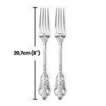 Personalisierte Vintage Hochzeit Gabeln Set mit Laser-Gravur und Datum Kraftpapier-Box Jahrestag Hochzeit Verlobung Geschenk für Paar