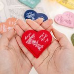 Libro de nacimiento personalizado en forma de corazón Flor Marcapáginas de piel con nombre y texto Cumpleaños Graduación Regalo para amante de los lib