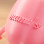 Personalised 3D Printed Cute Smiley Face Crochet Knitting Yarn Bowl with Name Multicolor Available Funny Birthday Gift for Mom Grandma