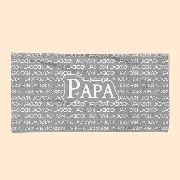 Personalised Sand Free Quick Dry Names Beach Towel Summer Accessory Birthday Gift for Family