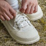 Etiquette de Chaussure Personnalisée avec Texte Gravé en Acier Inoxydable Cadeau d'Anniversaire pour les Coureurs Cyclistes