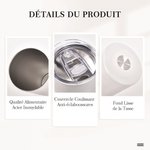 Gobelet Stéthoscope Personnalisé de Feur de Naissance et Nom avec Paille et Brosse Cadeau d'Anniversaire pour Infirmière Étudiant en Médecine