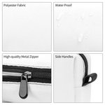 Personalised Multicolor Shadow Monogram Initials Pickleball Pouch Makeup Bag with Wrist Strap Birthday Sport Team Gift for Pickleball Lovers