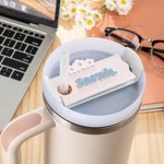 Personalised Acrylic Daisy Tumbler Name Tag Lid Topper for 30oz or 40oz Stanley Tumbler Birthday Gift for Her