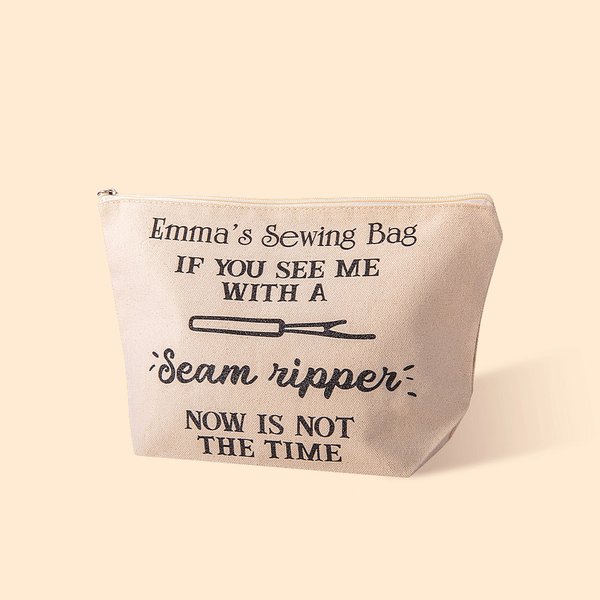 100% Cotton Knitting Sewing Accessory Bag - Birthday Gift