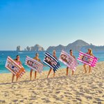 Personalisiertes Cartoon-Charakter Gestreiftes Strandtuch Schnell Trocknend Super Saugfähig Pink Weiß Mode Handtuch Strand Pool Party Urlaub Geschenk