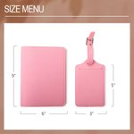 Étiquette de Bagage ou Porte-Passeport Personnalisé avec Nom Accessoire de Voyage en Cuir Cadeau Anniversaire pour Amoureux de Vache Highland