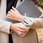 Personalised Acrylic Daisy Tumbler Name Tag Lid Topper for 30oz or 40oz Stanley Tumbler Birthday Gift for Her