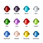 Personalised Photo Birthstone Auto Car Rosary Bracelet with Cross Pendant Memorial Gift for Family Friend