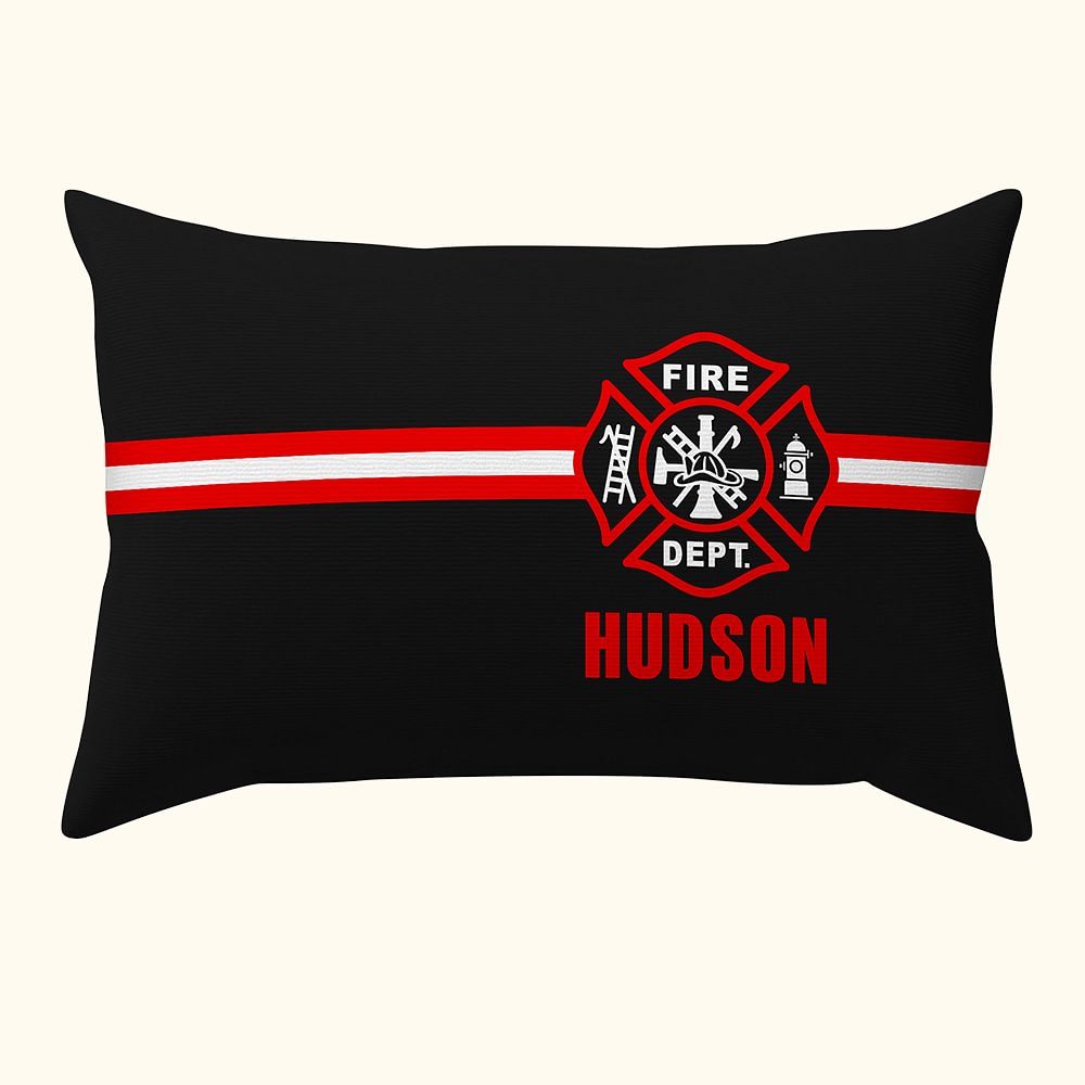 Logo dei vigili del fuoco personalizzato a strisce con nome regalo di laurea per i vigili del fuoco