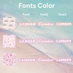 Personalized Quick Dry Sand Free Pink Cartoon Rainbow Fantasy Unicorn Hooded Beach Towel with Name Birthday Summer Gift for Girl