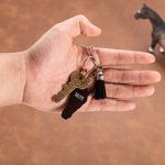 Personalized Horse Facial Marking Silhouette Acrylic Keychain with Text  and Tassel Equestrians Horse Riding Accessory Gift for Horse Lover