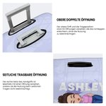 Personalisierte Cartoon Figur Kofferschutzhülle für 18-32 Zoll Koffer mit Namen Verdecktem Reißverschluss Reise Geschenk für Urlaubsliebhaber