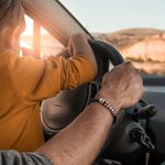 Personalizado 1-8 cuentas de cuero trenzado pulsera de los hombres con el nombre Día del Padre Cumpleaños regalo para él