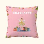 Personalizzato Ballet Girl Mouse Prince Nutcracker Throw Pillow Cover Regalo di Natale Home Decor per amico di famiglia