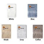 Gepersonaliseerde Super Absorberende Basketbal Thema Geborduurde Katoenen Gymhanddoek met Naam Verjaardag Sport Cadeau voor Basketballiefhebbers