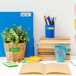 Personalisierte niedlichen Regenbogen Buntstift wasserdicht Lehrer Schule Bibliothek Etiketten Briefpapier mit Namen und Klasse Lehrertag Geburtstag G