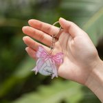Llavero Coqueta Personalizado Baloncesto Voleibol Lazo con Nombre Fiesta de Cumpleaños Regalo para Amante de los Deportes