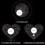 Personalisierte Foto-Projektion Liebe-Armband Ich Liebe Dich in 100 Sprachen Geburtstag Frauentag Geschenk für Damen