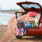 Llavero Coqueta Personalizado Baloncesto Voleibol Lazo con Nombre Fiesta de Cumpleaños Regalo para Amante de los Deportes