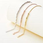 Personalized Minimalist Morse Code Bracelet with Secret Message Long Distance Friendship Gift for Women