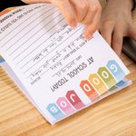 Bloc-Notes Coloré Personnalisé avec Titre et Nom Cadeau Remerciement Fête des Enseigants pour Enseignant