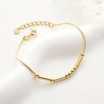 Personalized Minimalist Morse Code Bracelet with Secret Message Long Distance Friendship Gift for Women