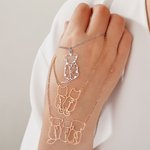 Personalisierte Silhouette Halskette mit Haustier-Anhänger und Namen Geburtstag Geschenk für Hund und Katze Haustier Liebhaber