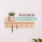 Personlig gatuskylt i vintageakryl med text Verkstad Vägg Trädgårdsinredning Grattis Present till familj och vänner