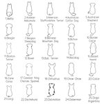 Personalised Pet Back Sitting Silhouette Necklace with Name Pet Loss Memorial Gift for Dog Cat Pet Lovers