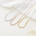 Gepersonaliseerde Morse Code verborgen bericht ketting vriendschap sieraden verjaardag bruiloft cadeau voor vrouwen meisjes