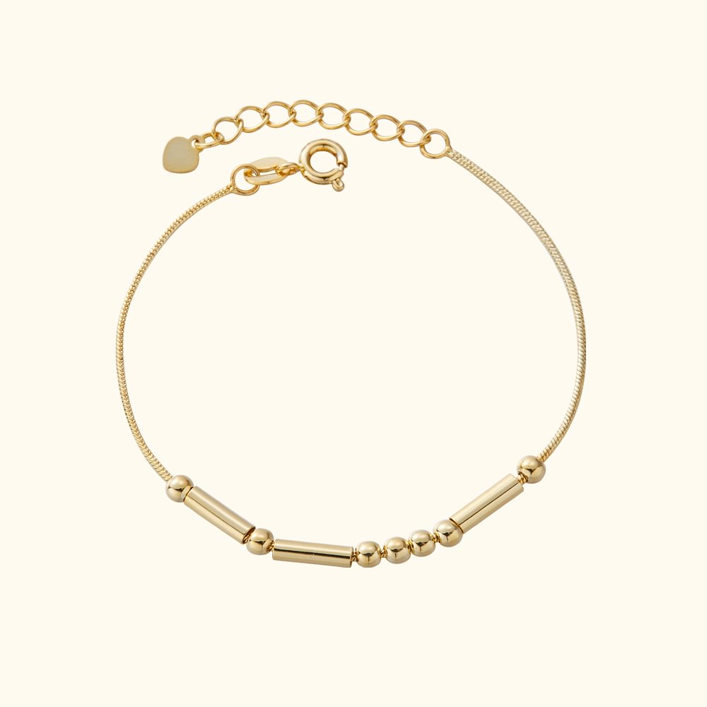 Bracelet Minimaliste Personnalisé avec Message Secret en Morse Cadeau d'Amitié à Longue Distance pour les Femmes