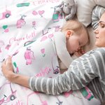 Personalized Cute Pink Golf Soft Baby Throw Blanket with Name Skin-friendly Birthday Baby Shower Gift for Newborn Baby