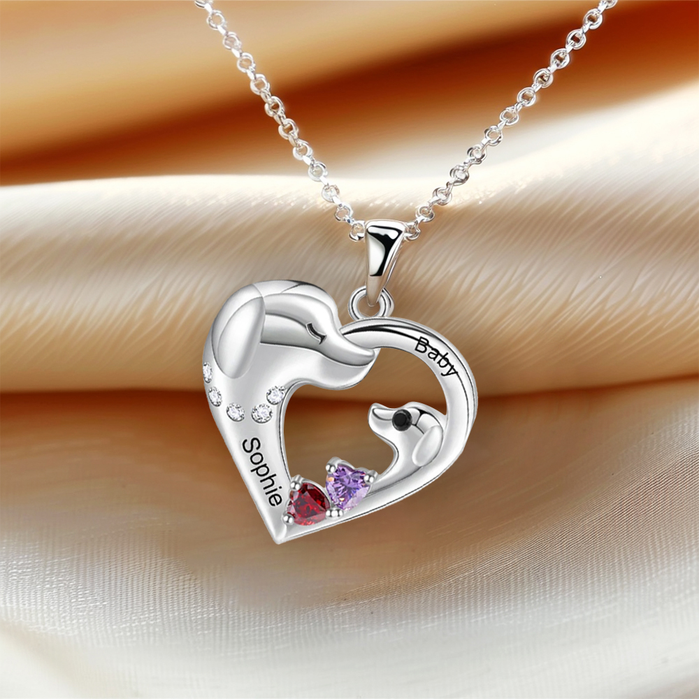 Personalized Dog Mom Necklace